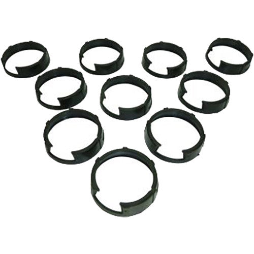 Sennheiser 545269 Identification Rings for Evolution Wireless G3 Bodypacks (10-Pack, Black)