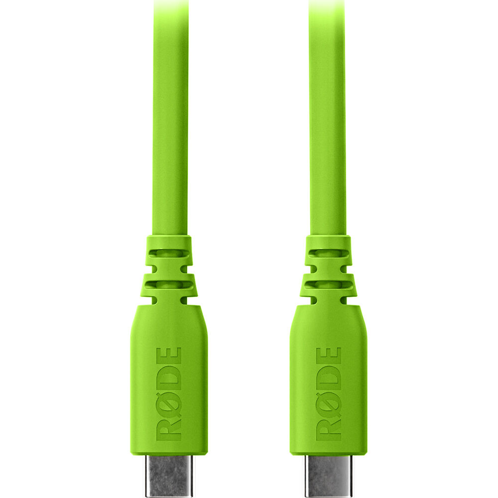 Rode SC27 Green SuperSpeed USB-C to USB-C Cable for NT-USB+, RodeCaster, and USB-C Audio Hosts
