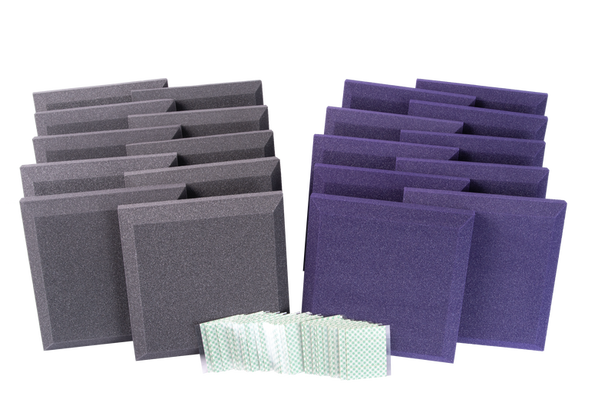 Auralex HMOFFICE_PURCHA Home Office Kit (Purple & Charcoal)