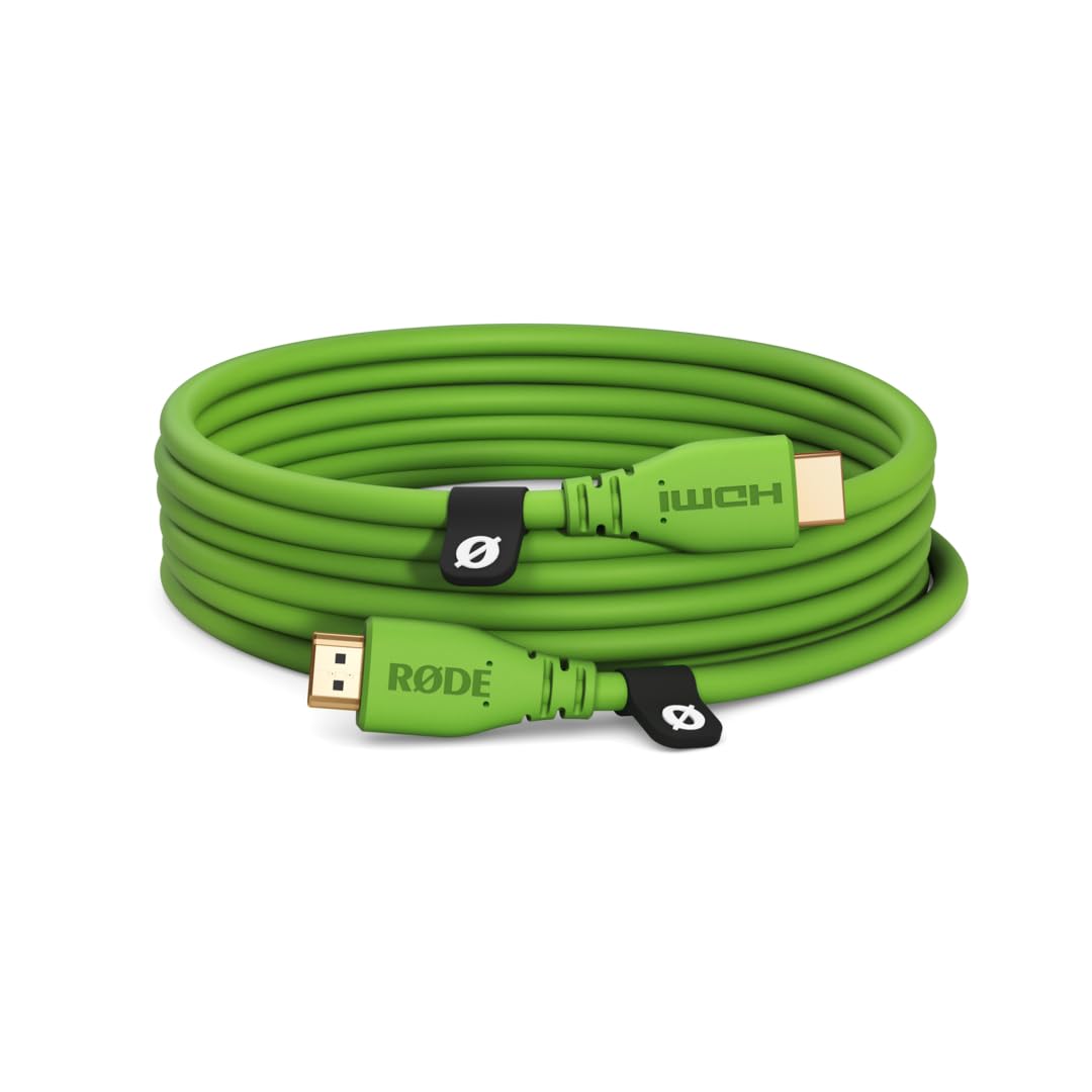 Rode HDMI-3 High Speed HDMI Cable (3m/10ft, Green)