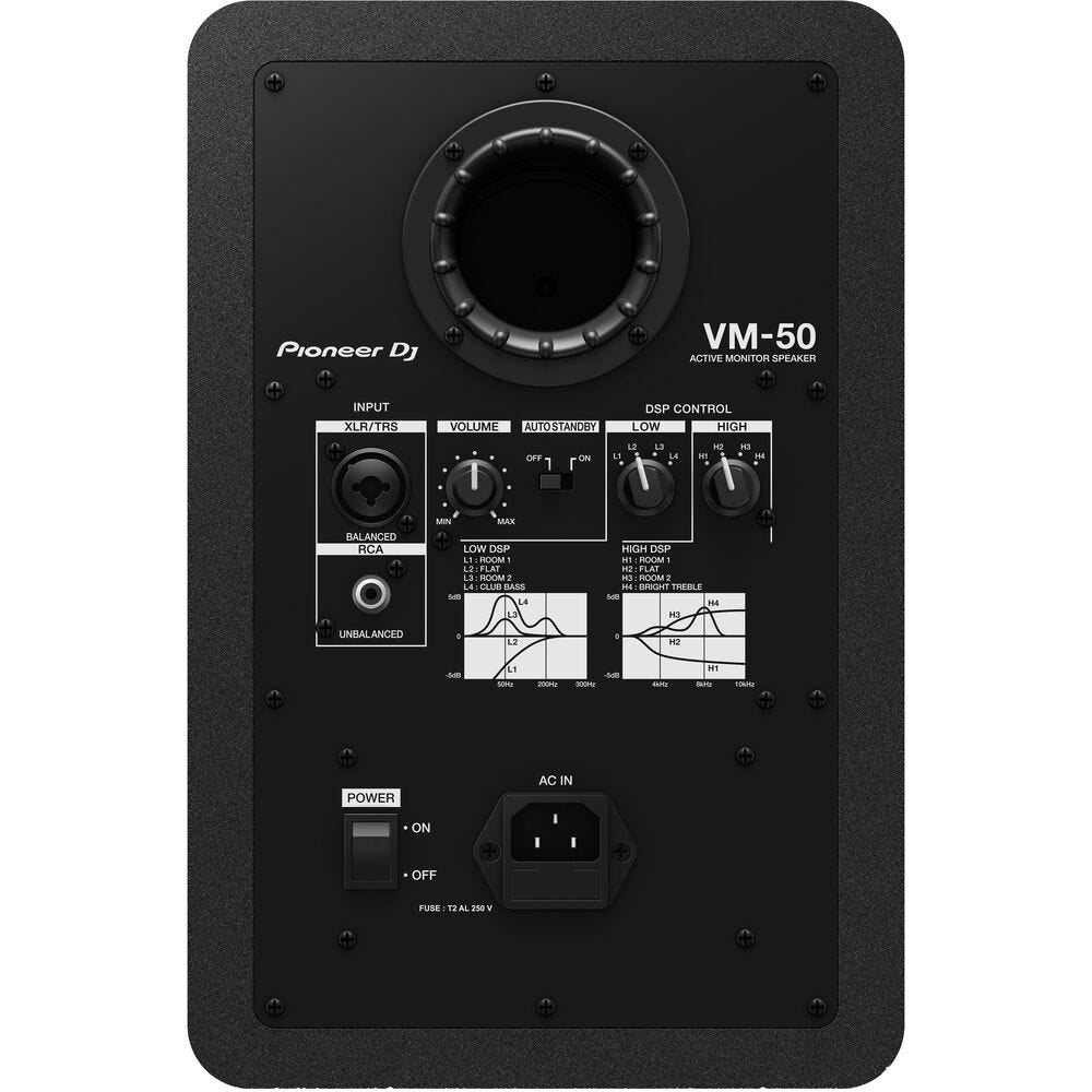 Pioneer DJ VM-50 5.25-inch Active Monitor Speaker - Black - (B-Stock)