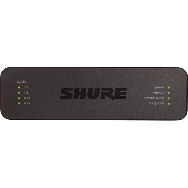 Shure ANI22-XLR 2 CH IN/2 CH OUT - DANTE, 1/3 RU, XLR