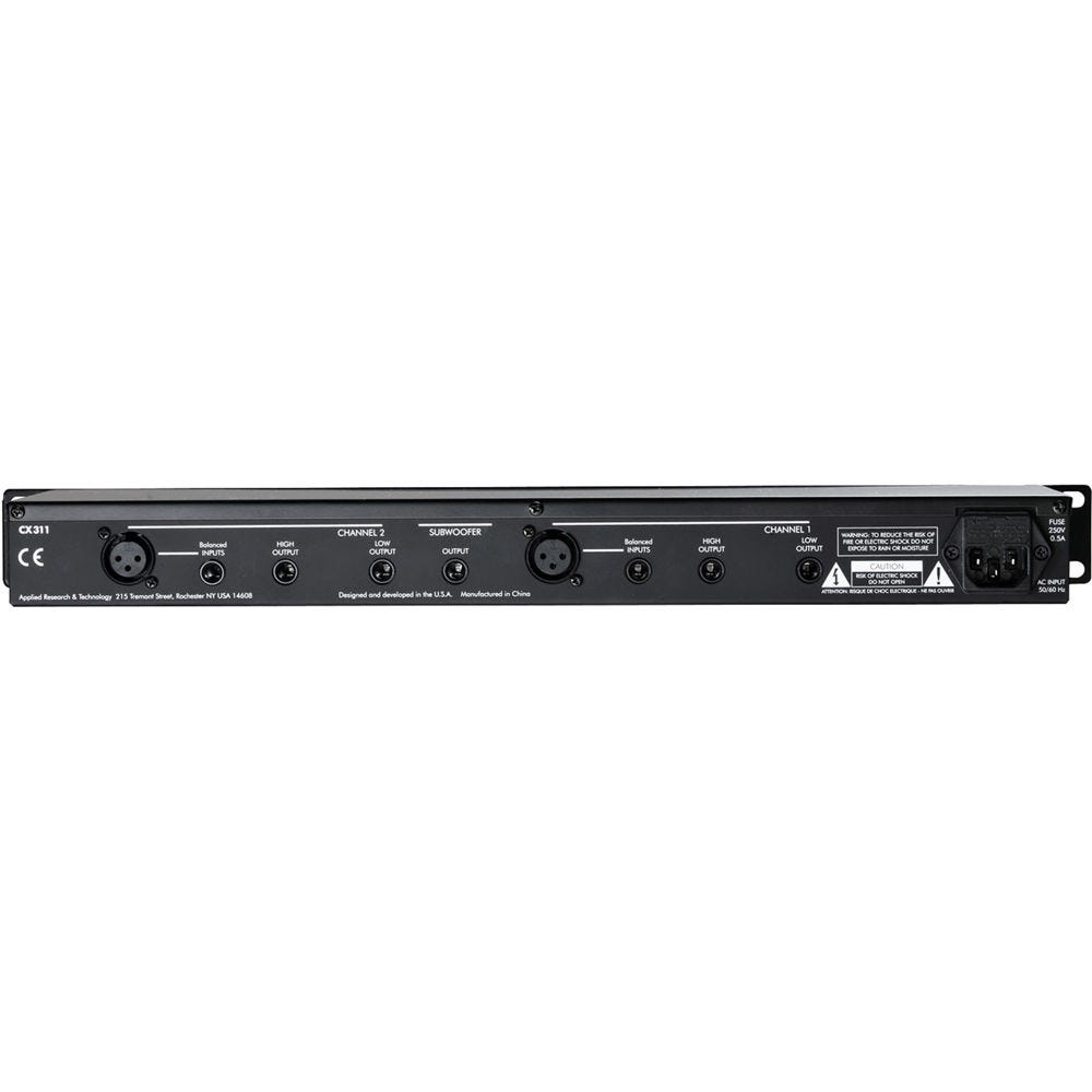 ART CX311 2-way Crossover with Subwoofer Output - (B-Stock)