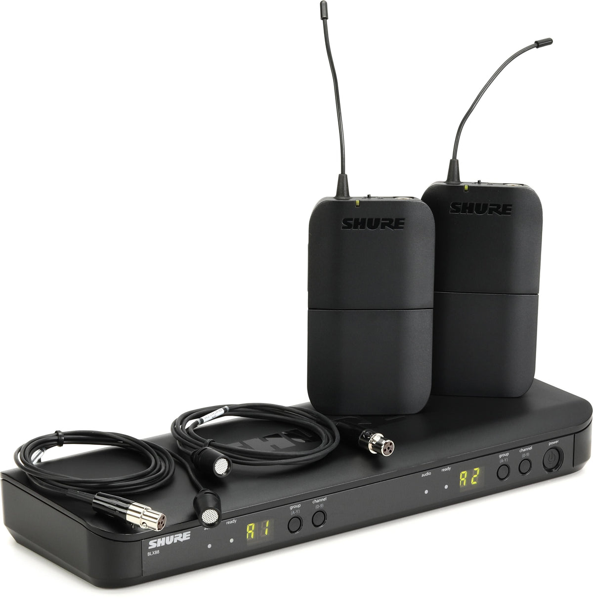 Shure BLX188/CVL-H10 BLX188 DUAL LAV SYSTEM W/CVL