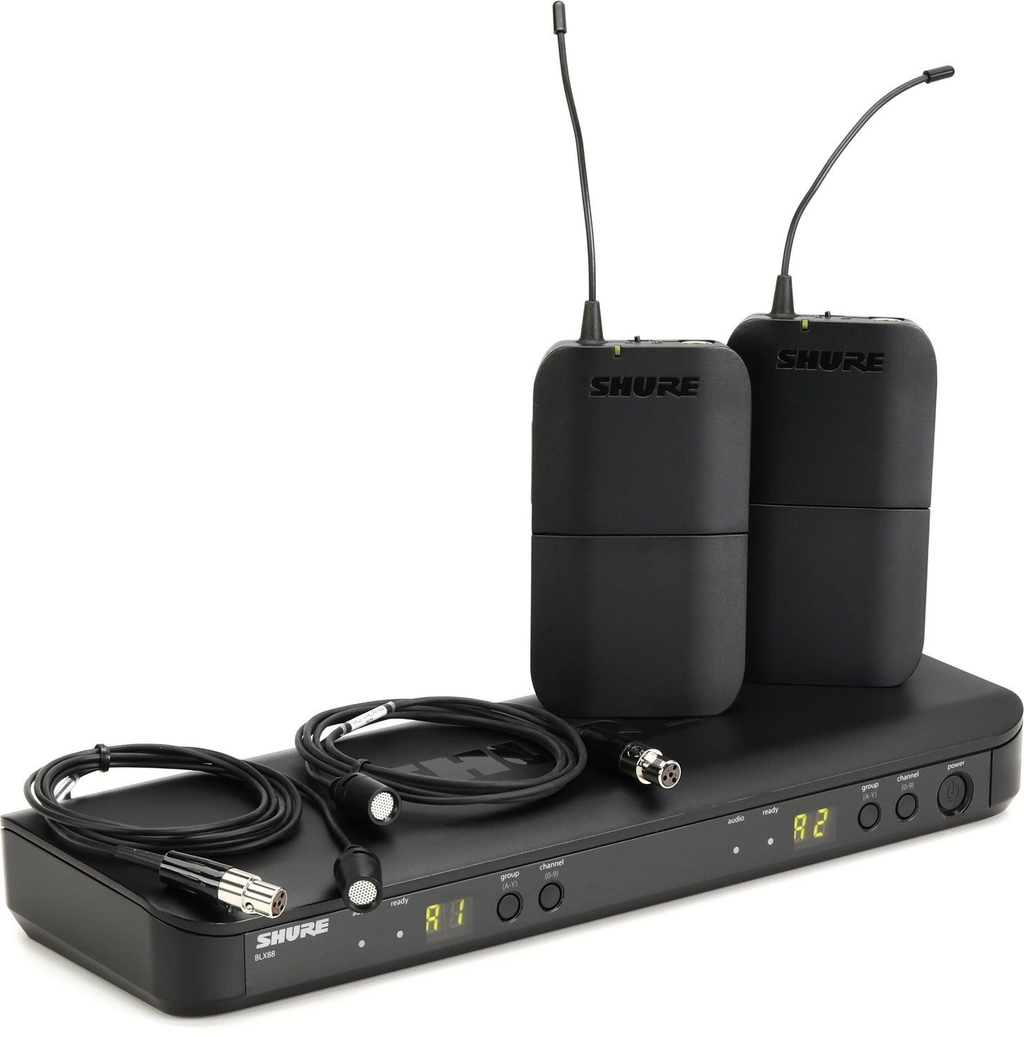 Shure BLX188/CVL-H9 BLX188 DUAL LAV SYSTEM W/CVL