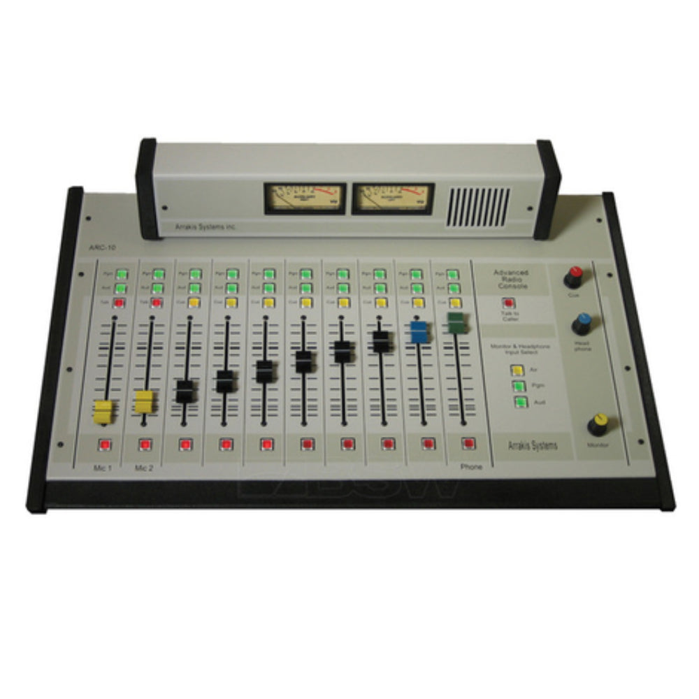 Arrakis ARC-10U-ARC-Blue 10 Channel Broadcast Console