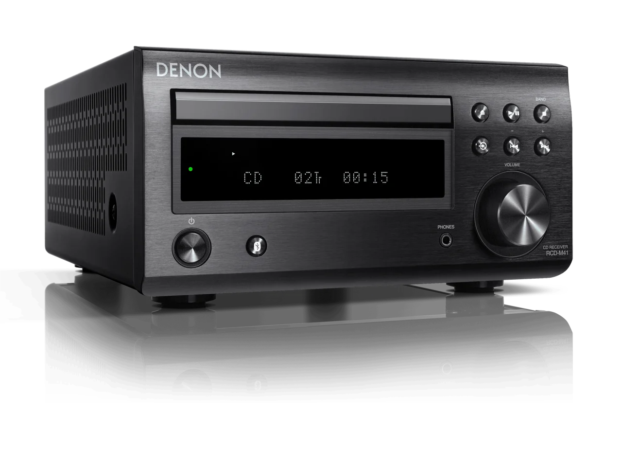 Denon Consumer DM-41SBK 30W x 2 AM/FM/CD Player Micro Hi-Fi System