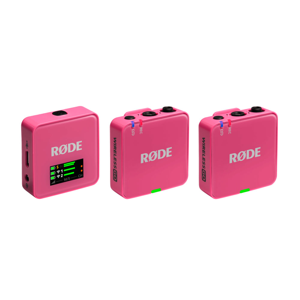Rode Wireless GO (Gen 3) Compact Wireless Microphone System (Pink Limited Edition)