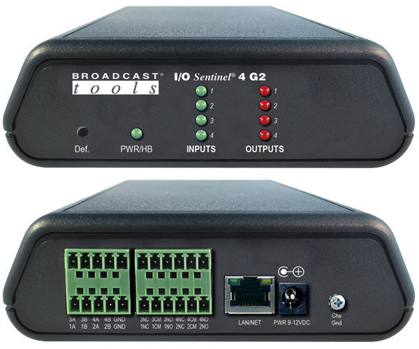 Broadcast Tools I/O Sentinel® 4 G2 – Web-based GPIO Interface - 305broadcast