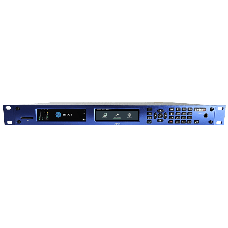 TIELINE MPX I TLR6251 Single Stereo Analog/AES192 MPX Composite IP Codec with an Additional Analog/AES3 Audio I/O - 305broadcast