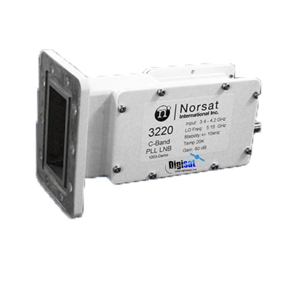NORSAT 3120F C-Band (3.4 to 4.2 GHz) PLL LNB (F-Connector) - (B-Stock)