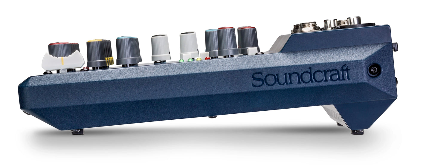 SoundCraft Notepad-8FX Small-format Analog Mixing Console with USB I/O and Lexicon Effects - 305broadcast