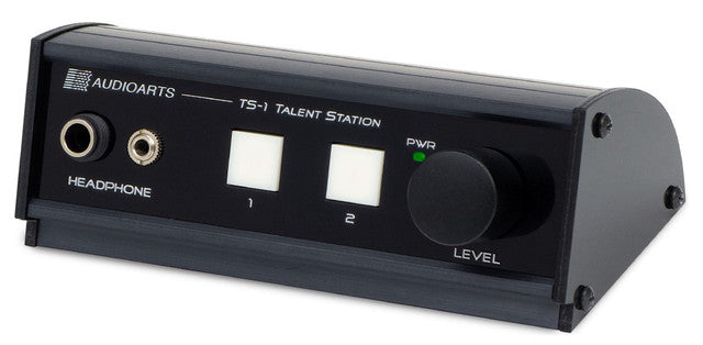 Audioarts TS-1 TALENT STATION Table Top Headphone Amp w/ 2 GPIO Buttons 014001 - 305broadcast