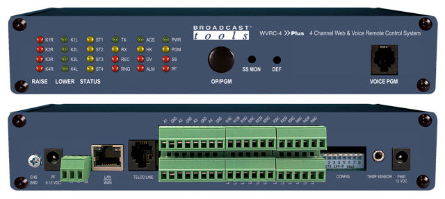 Broadcast Tools WVRC-4 Plus – Web & Voice Dial-up Remote Control - 305broadcast