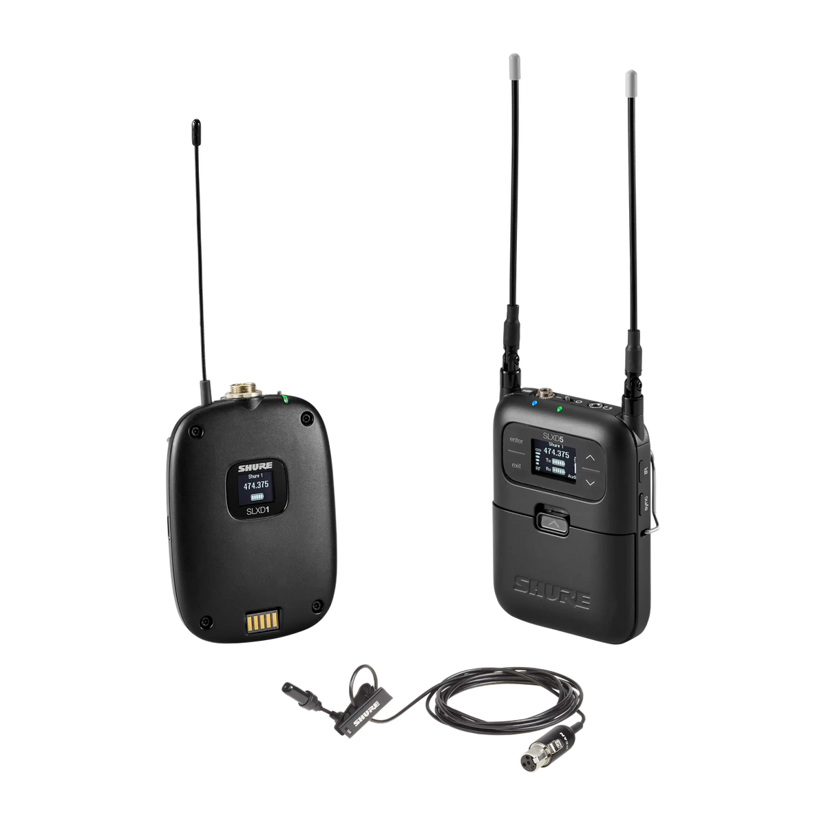 Shure SLXD15/UL4B-G58 PORTABLE BP SYS W/ UL4B LAV 470-514MHz