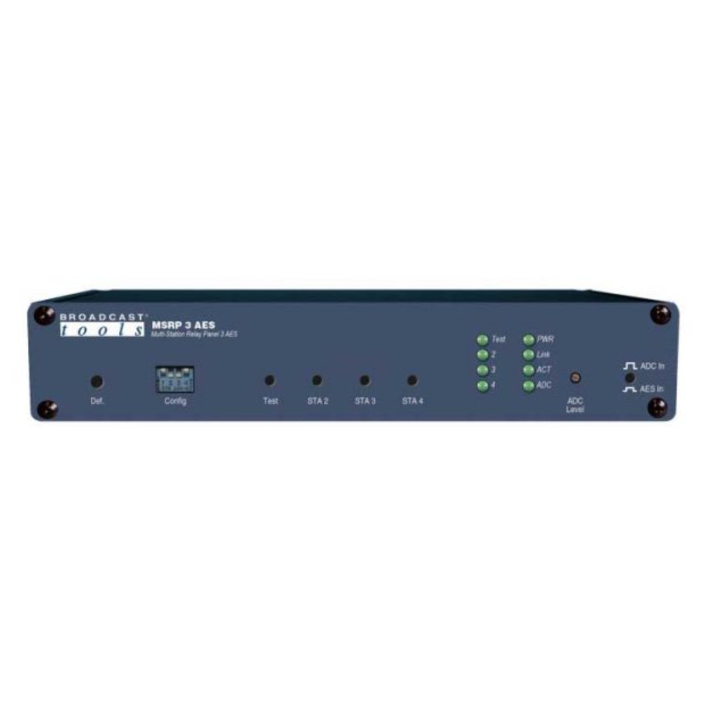 Broadcast Tools MSRP-3 AES Three Station Digital EAS Relay