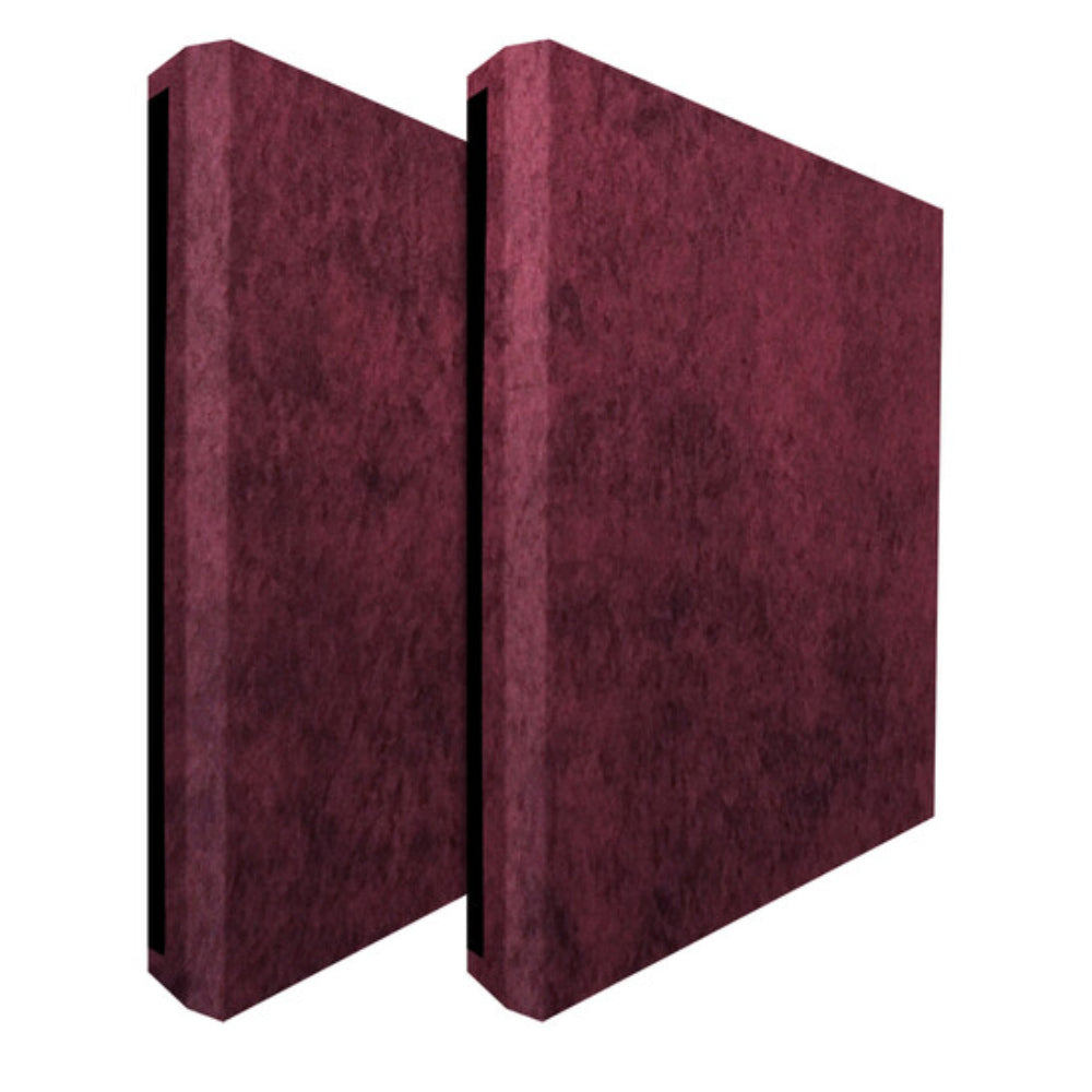 Auralex SLITEBUR_PR SonoLite Panel (24 x 24 x 1", Burgundy, 2-Pack)