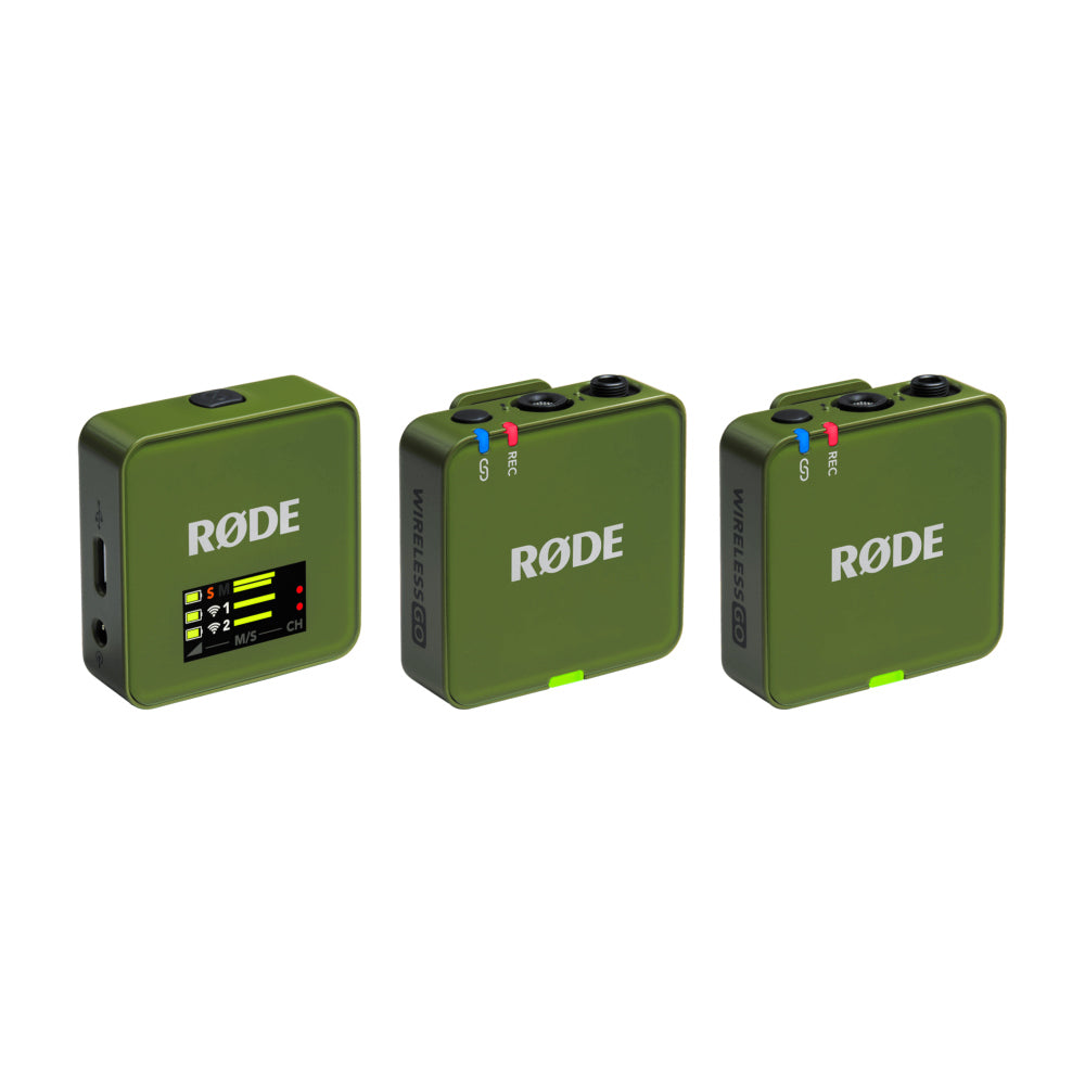 Rode Wireless GO (Gen 3) Compact Wireless Microphone System (Moss)