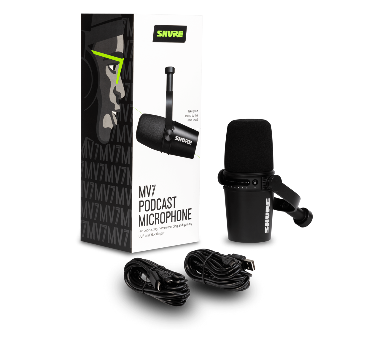 SHURE MV7+ Podcast and Radio dynamic Microphone – 305broadcast