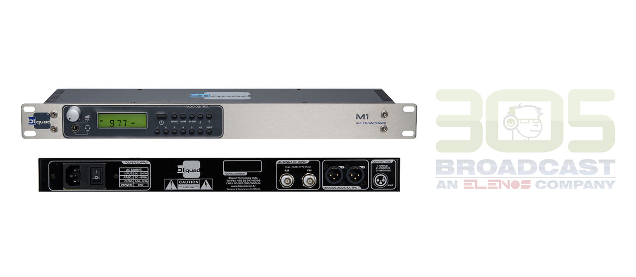 FM TUNER RECEIVER - M1 - 305broadcast