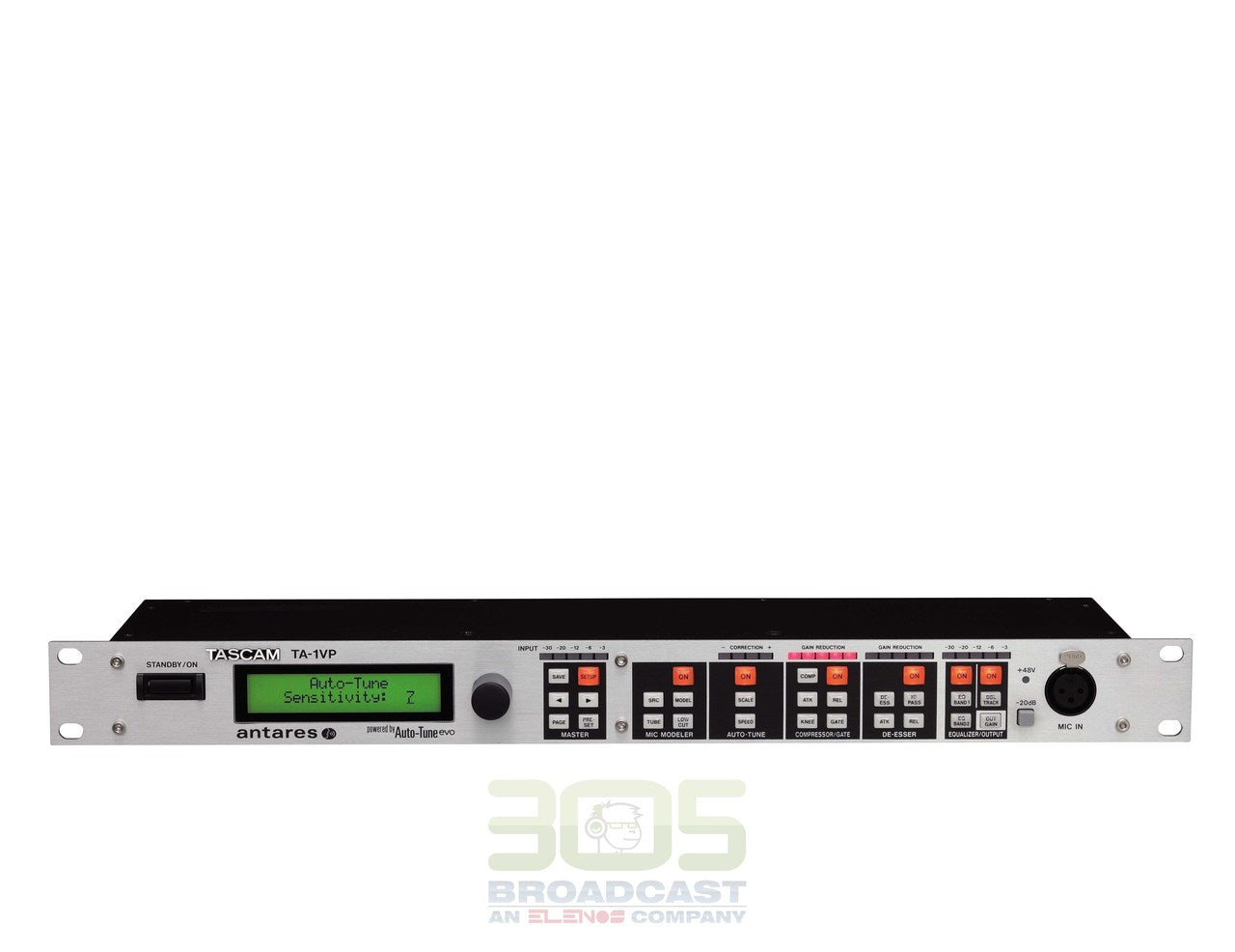 TASCAM TA-1VP マイクプリアンプ Tascam TA-1VP ANTARES AUTO-TUNE VOCAL PROCESSOR & MIC PREAMP