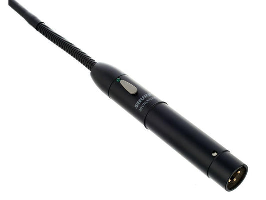 Shure MX418S/C Cardioid-18" Gooseneck Condenser Microphone, Attached Preamp with XLR, Shock Mount, Flange Mount, Snap-Fit Foam