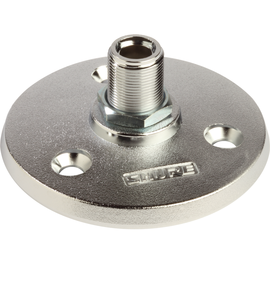 Shure A13HD Mounting Flange, Heavy Duty, Matte Silver