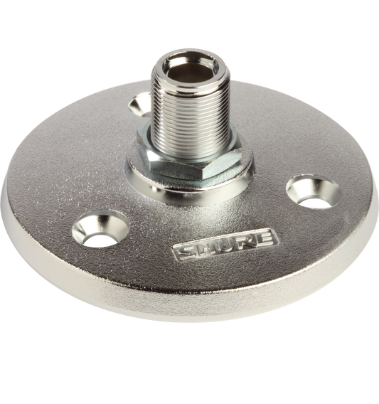 Shure A13HD Mounting Flange, Heavy Duty, Matte Silver