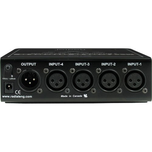 Radial Engineering Gold Digger Passive 4x1 Selector - (B-Stock)