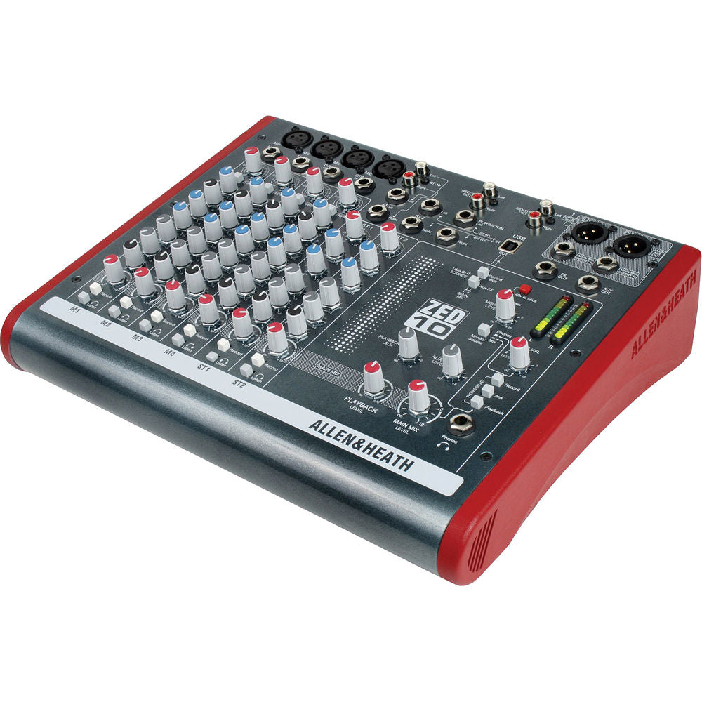Allen & Heath AH-ZED10 ZED-10 10-Channel Mixer - (B-Stock)