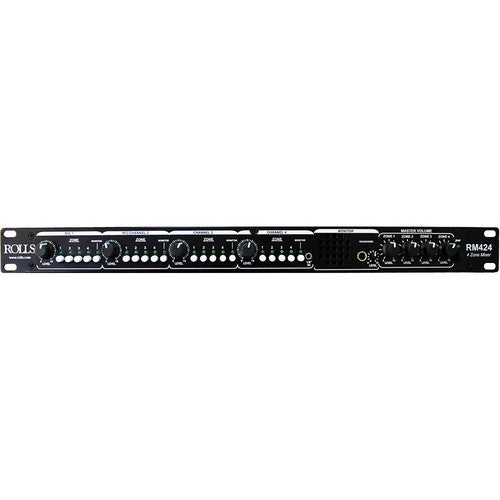 Rolls Corporation RM424 Rolls RM424 Switchable Four Zone Mixer - (B-Stock)