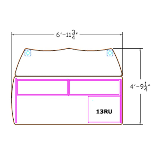 StreamLine SL2PKG5-SIT-FM Main Table Configuration 5 (SIT-DOWN)