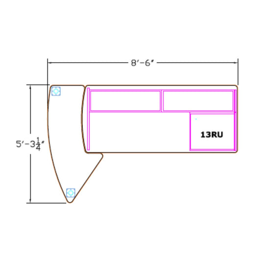 StreamLine SL2PKG9-SIT-FM Main Table Configuration 9 (SIT-DOWN)