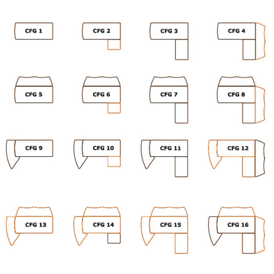 StreamLine SL2PKG16-SIT-FM Main Table Configuration 16 (SIT-DOWN)