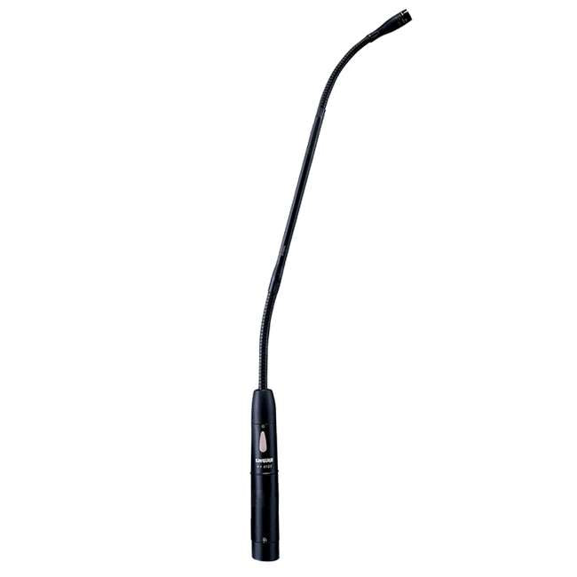 Shure MX412/N No Cartridge-12" Gooseneck Condenser Microphone, Attached Preamp with XLR Shock Mount Flange, Mount Snap-Fit Foam