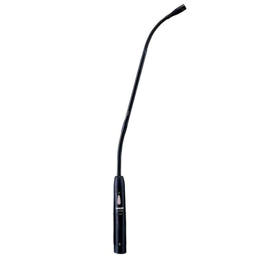 Shure MX412/N No Cartridge-12" Gooseneck Condenser Microphone, Attached Preamp with XLR Shock Mount Flange, Mount Snap-Fit Foam