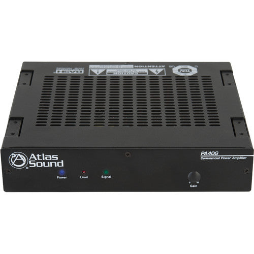 Atlas Sound PA40G 40W Single Channel Power Amplifier - (B-Stock)