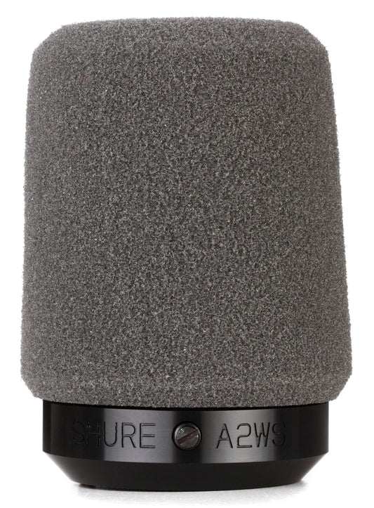 Shure A2WS-GRA Gray Locking Foam Windscreen for 545 Series, SM57