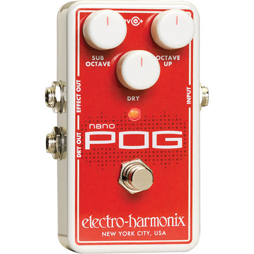 Electro-Harmonix Nano POG Polyphonic Octave Generator Pedal - (B-Stock)