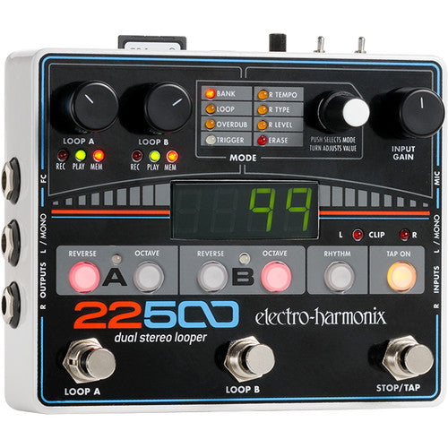 Electro-Harmonix 22500 Dual Stereo Looper Pedal - (B-Stock)