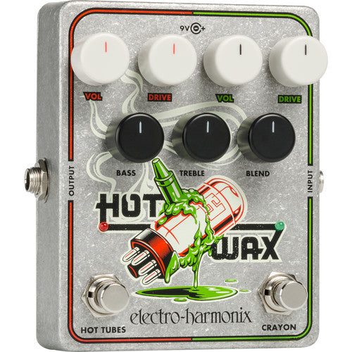 Electro-Harmonix Hot Wax Dual Overdrive Pedal - (B-Stock)