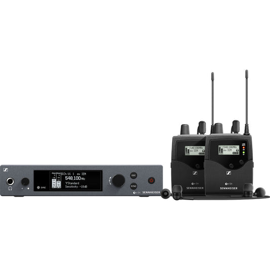 Sennheiser ew IEM G4-TWIN-A1 EW IEM G4-TWIN Wireless In-Ear Monitoring System - A1 Band - (B-Stock)