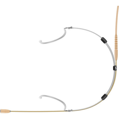 Sennheiser HSP Essential Omnidirectional Neckworn Microphone with 3-Pin LEMO Connector (Beige)