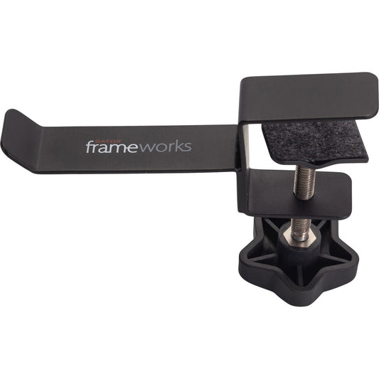 Gator GFW-HP-HANGERDESK Frameworks Headphone Hanger that Clamps onto Desktop Edge - (B-Stock)