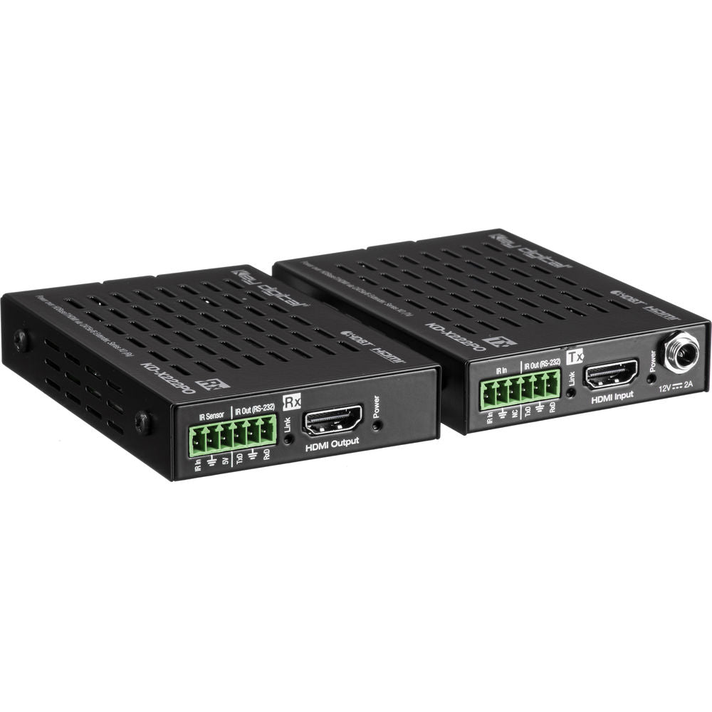 Key Digital KD-X222PO HDBaseT 4K HDMI Extender Set - (B-Stock)