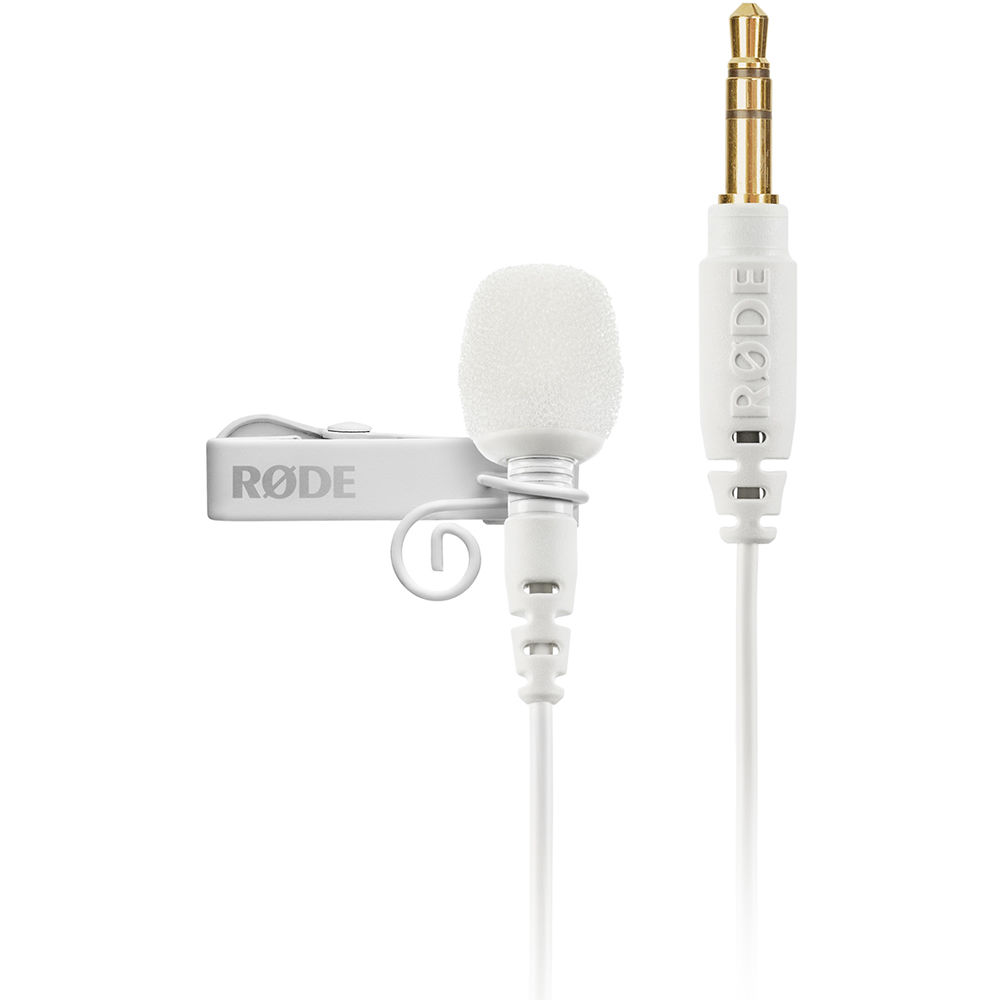 Rode Lavalier GO White Professional Wearable Omnidirectional Lavalier Microphone