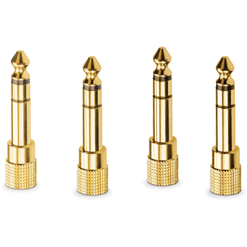 Rode HJA-4 3.5mm to 1/4 inch TRS Headphone Adapters (4-pack)
