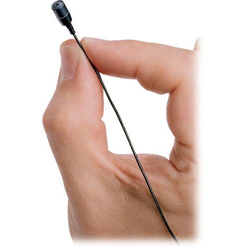 Sennheiser MKE2-P-K Gold Series Subminiature Omnidirectional Lavalier Microphone w/ XLR Connector & MZ 2 Accessory Set - Black
