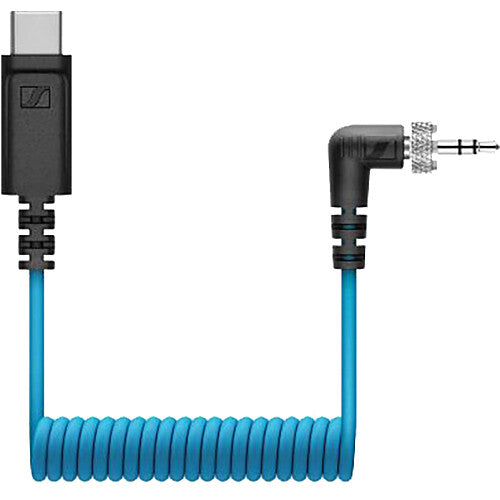 Sennheiser  CL 35 USB-C Locking 3.5mm TRS to USB Type-C Coiled Cable