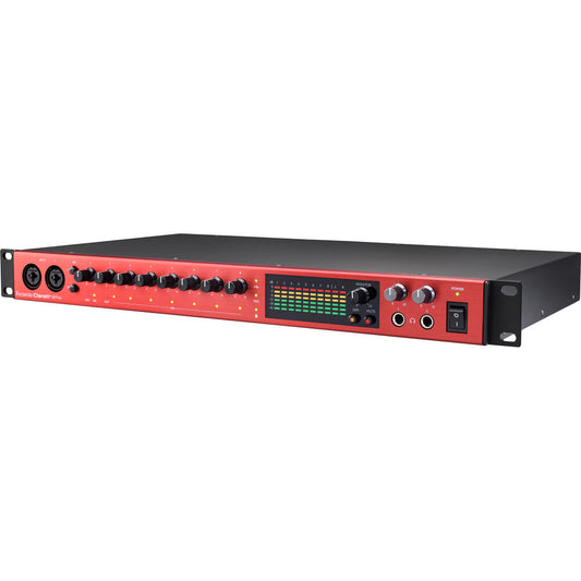 Focusrite Clarett+ 8Pre Rackmount 18-In / 20-Out Audio Interface - (B-Stock)